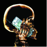 X-RAY SKELETON ON CELL PHONE PHOTO SCULPTURES