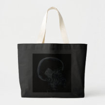 X-RAY SKELETON ON PHONE - BLUE BAG