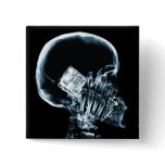 X-RAY SKELETON ON PHONE - BLUE buttons