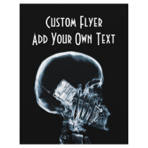 X-RAY SKELETON ON PHONE - BLUE