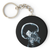 X-RAY SKELETON ON PHONE - BLUE