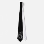 X-RAY SKELETON SINGING ON RETRO MIC - B&W ties