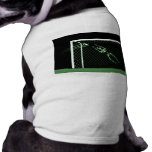 X-RAY SKELETON SOCCER GOALIE GREEN pet clothing