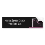X-RAY SKELETON SOCCER GOALIE PINK bumper stickers