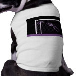 X-RAY SKELETON SOCCER GOALIE PURPLE pet clothing