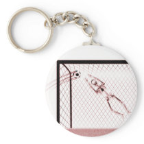 X-RAY SKELETON SOCCER GOALIE WHT RED