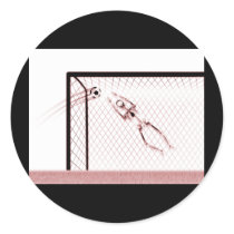 X-RAY SKELETON SOCCER GOALIE WHT RED