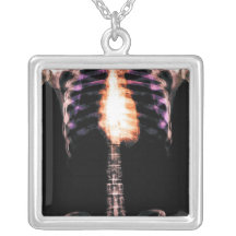 X-RAY SKELETON TORSO RIBS - ORIGINAL CUSTOM JEWELRY
