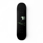 X-RAY SKELETON WOMAN & BABY CARRIAGE - GREEN skateboards