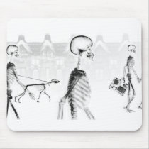 X-Ray Skeletons Afternoon Stroll Neg BW