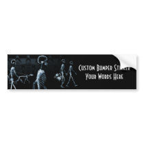 X-Ray Skeletons Midnight Stroll Black Blue