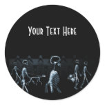 X-Ray Skeletons Midnight Stroll Black Blue