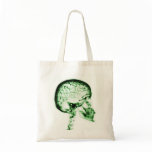 X-RAY SKULL BRAIN - GREEN bags