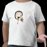X-RAY SKULL BRAIN - ORANGE t-shirts