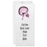 X-RAY SKULL BRAIN - PINK rack cards