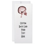 X-RAY SKULL BRAIN - RED rack cards
