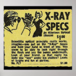 X-Ray Specs! See through clothes (kind of) posters