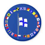 X-ray Stop Your Intention Nautical Signal Flag magnets