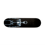 X-Ray Vision Blue Single Skeleton Board