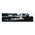 X-Ray Vision Blue Single Skeleton bumper stickers