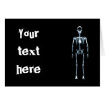 X-Ray Vision Blue Single Skeleton cards