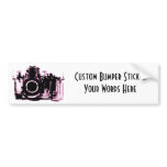 X-RAY VISION CAMERA BLACK PINK bumper stickers