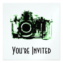 X-RAY VISION CAMERA - GREEN PERSONALISED ANNOUNCEMENTS