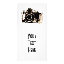 X-RAY VISION CAMERA - SEPIA PERSONALISED PHOTO CARD