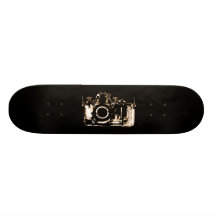 X-RAY VISION CAMERA - SEPIA SKATEBOARD DECK
