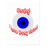 X-ray Vision Eye Post Card