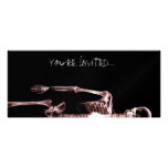 X-Ray Vision Red Single Skeleton Invites
