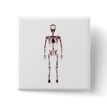 X-Ray Vision Single Skeleton White Red