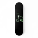 X-RAY VISION SKELETON ON MEGAPHONE - GREEN skateboards