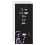 X-RAY VISION SKELETON ON MEGAPHONE - PURPLE rack cards