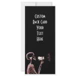 X-RAY VISION SKELETON ON MEGAPHONE - RED rack cards