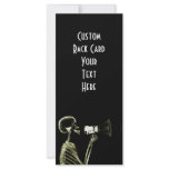 X-RAY VISION SKELETON ON MEGAPHONE - YELLOW rack cards