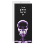 X-RAY VISION SKELETON SKULL - PURPLE