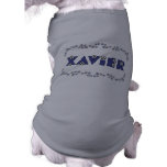 Xavier in Soccer Blue Doggie Tshirt