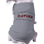 Xavier in Soccer Red Dog Clothing
