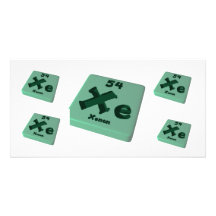 Xe Xenon Picture Card