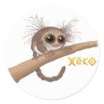 Xeko Hairy-Eared Dwarf Lemur Stickers
