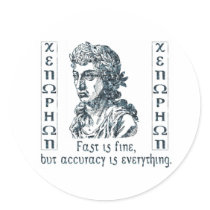 Xenophon Round Stickers