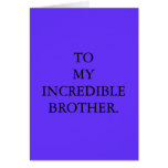 XMAS CARDS FOR YOUR BROTHER