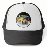 Xmas Dove - Two Tabby Cats Trucker Hats