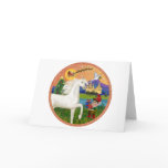 Xmas Fantasy - White Arabian Horse cards