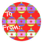 Xmas Gift Tag Sticker
