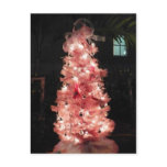 Xmas In Pink postcards