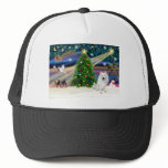 Xmas Magic-American Eskimo Dog Hat