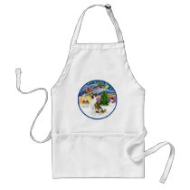 Xmas Magic and Akita Aprons