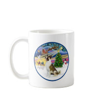 Xmas Magic and Akita Coffee Mugs